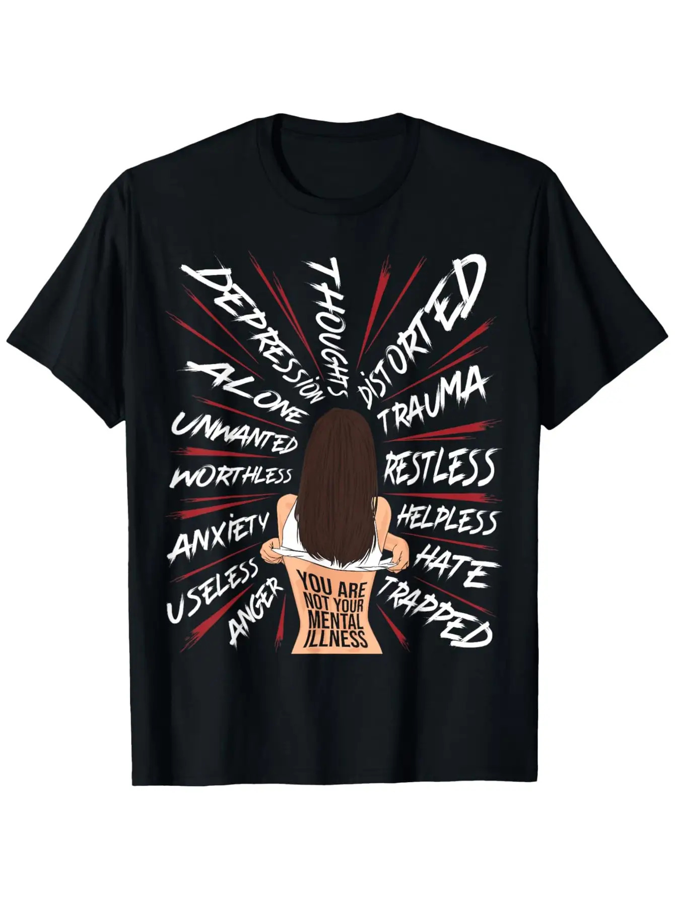 Health & Wellness Website - Men's Mental Health Awareness T-Shirt -
