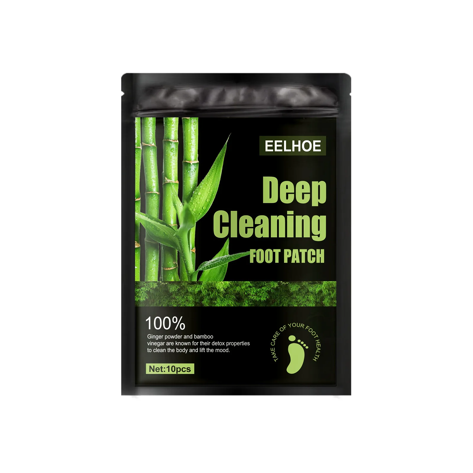 EELHOE Natural Wormwood Bamboo - огляд і ціна Detox Foot Patch