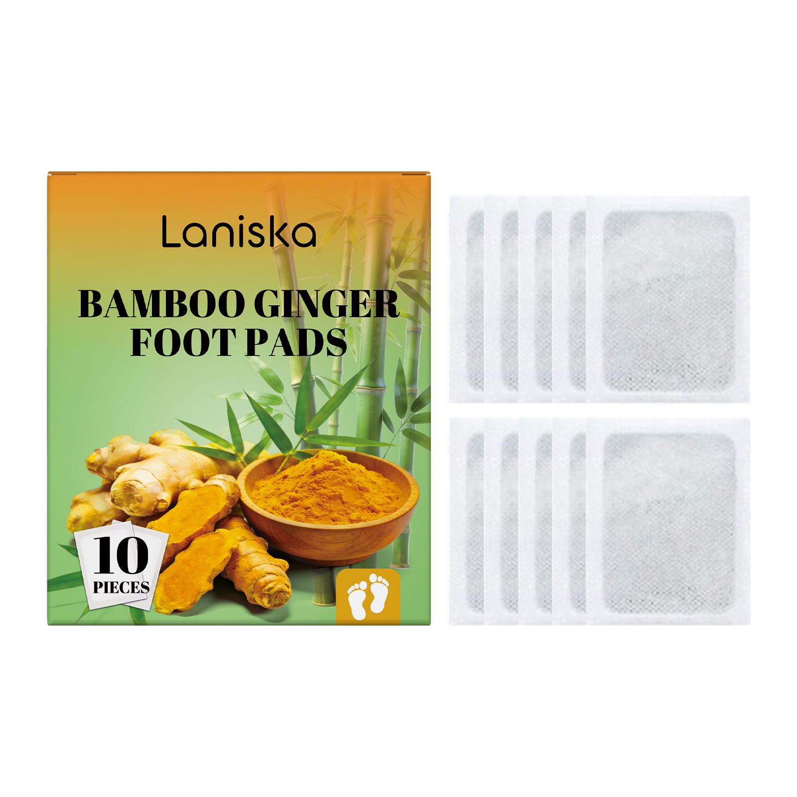 Bamboo Ginger Deep Detox Patch - огляд і ціна Detox Foot Patch