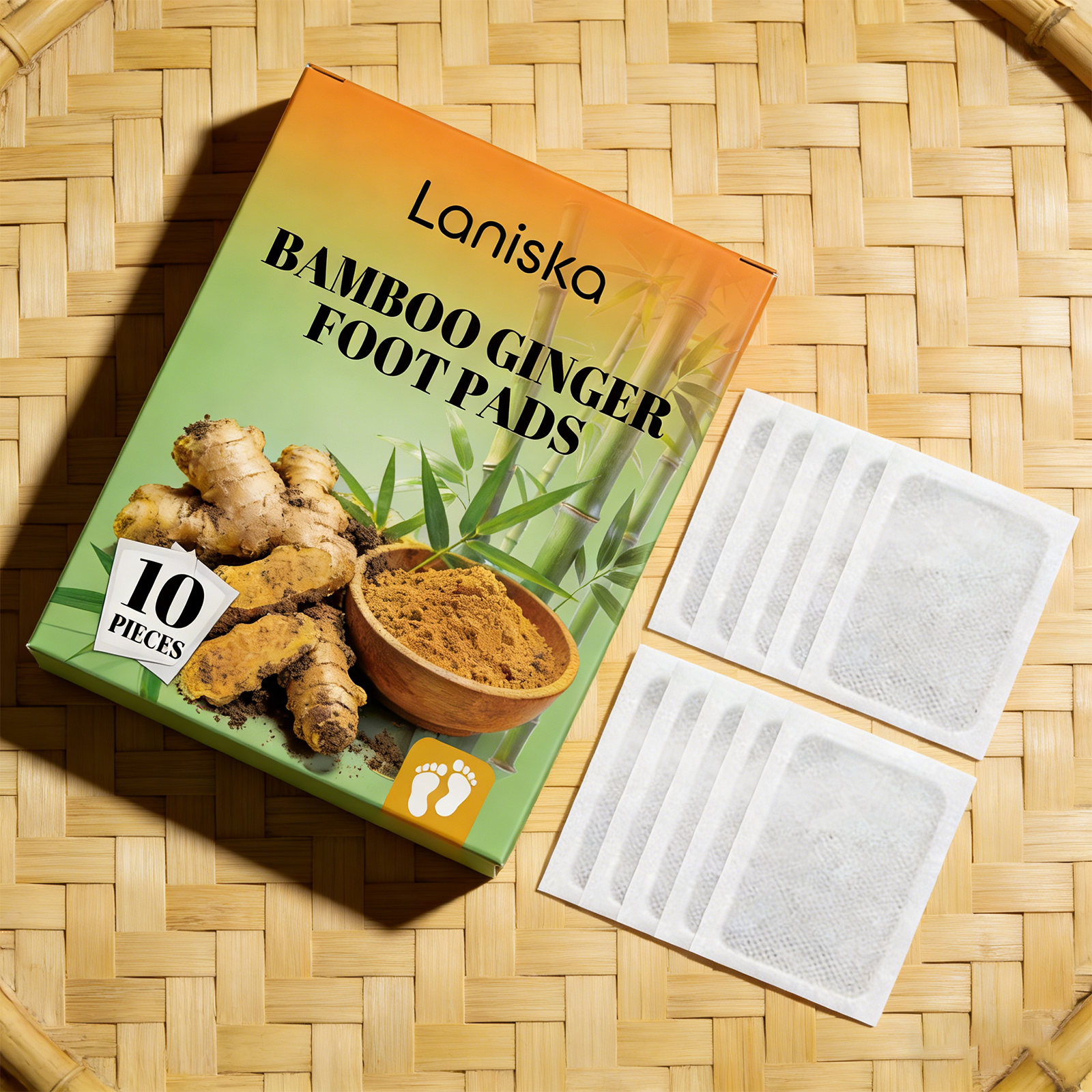 Bamboo Ginger Deep Detox Patch - огляд і ціна Detox Foot Patch