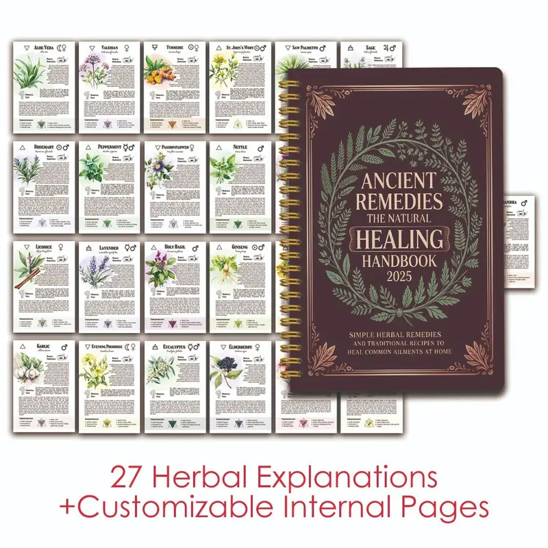 Natural Remedies Handbook with - огляд і ціна Health & Wellness Website