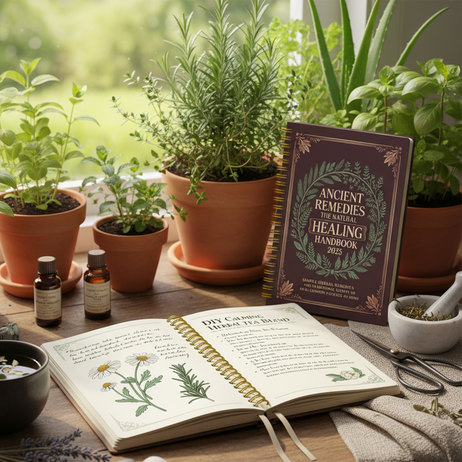 Natural Remedies Handbook with - огляд і ціна Health & Wellness Website