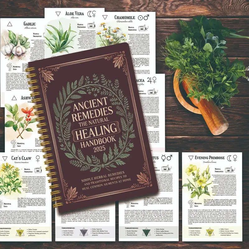 Natural Remedies Handbook with - огляд і ціна Health & Wellness Website