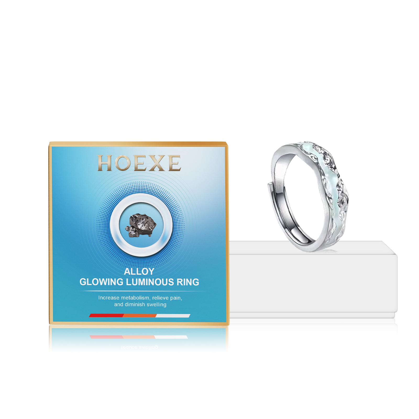 Hoexe Silver Luminous Ring for - огляд і ціна Wellness Health. Ring