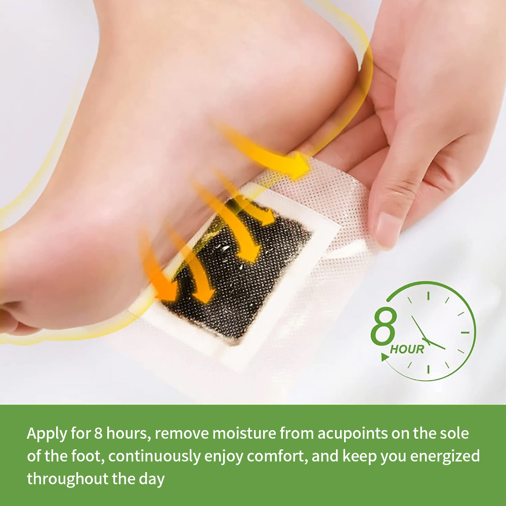 100PCS Natural Detox Foot Bamb - огляд і ціна Detox Foot Patch