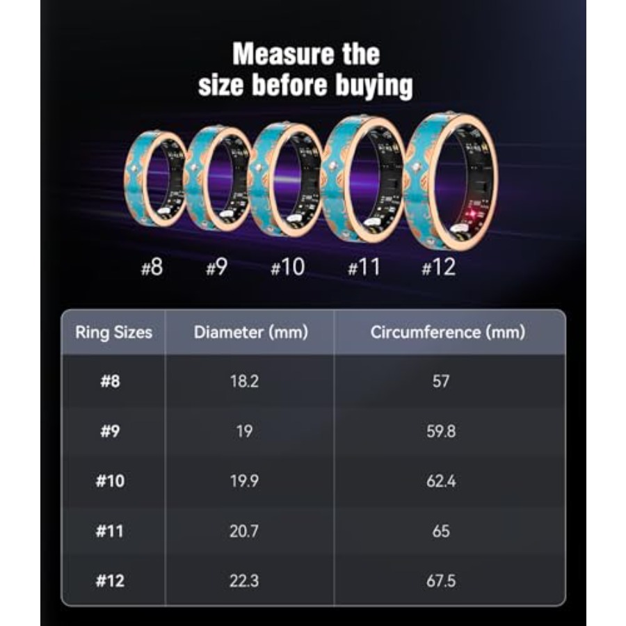 7 Gen Diamond Smart Ring for W - огляд і ціна Wellness Health. Ring