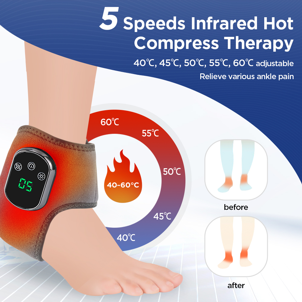 Electric Foot Ankle Massager W - огляд і ціна Ankle Brace Support