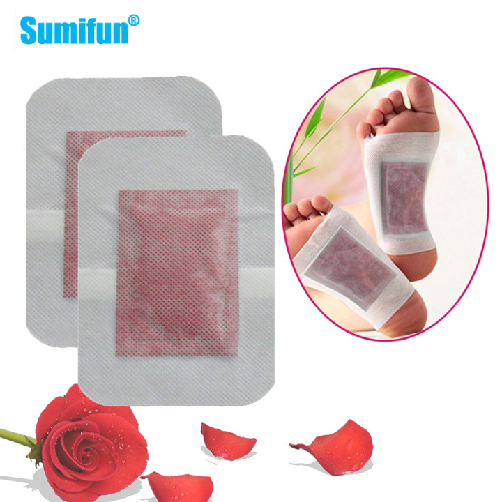 10pcs Herbal Rose Foot Detox P - огляд і ціна Detox Foot Patch